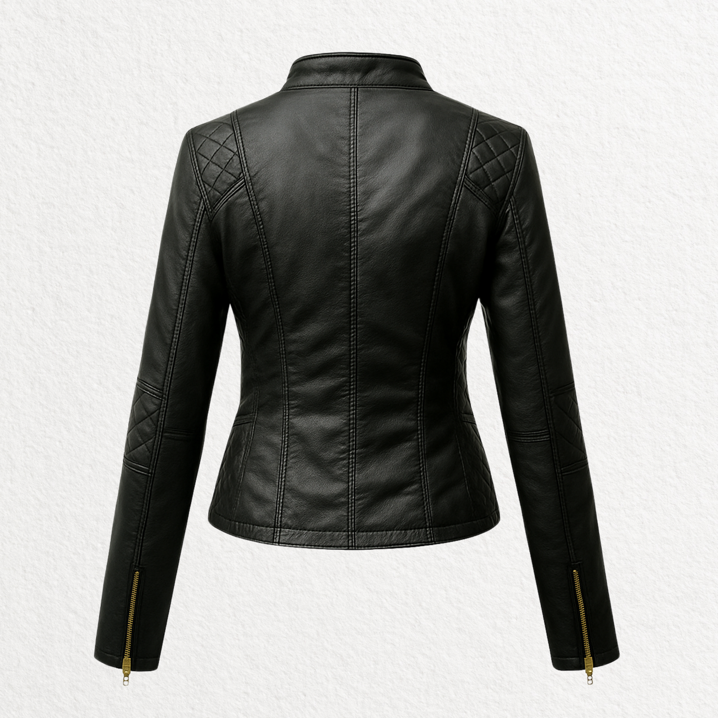 Women’s quilted leather jacket 