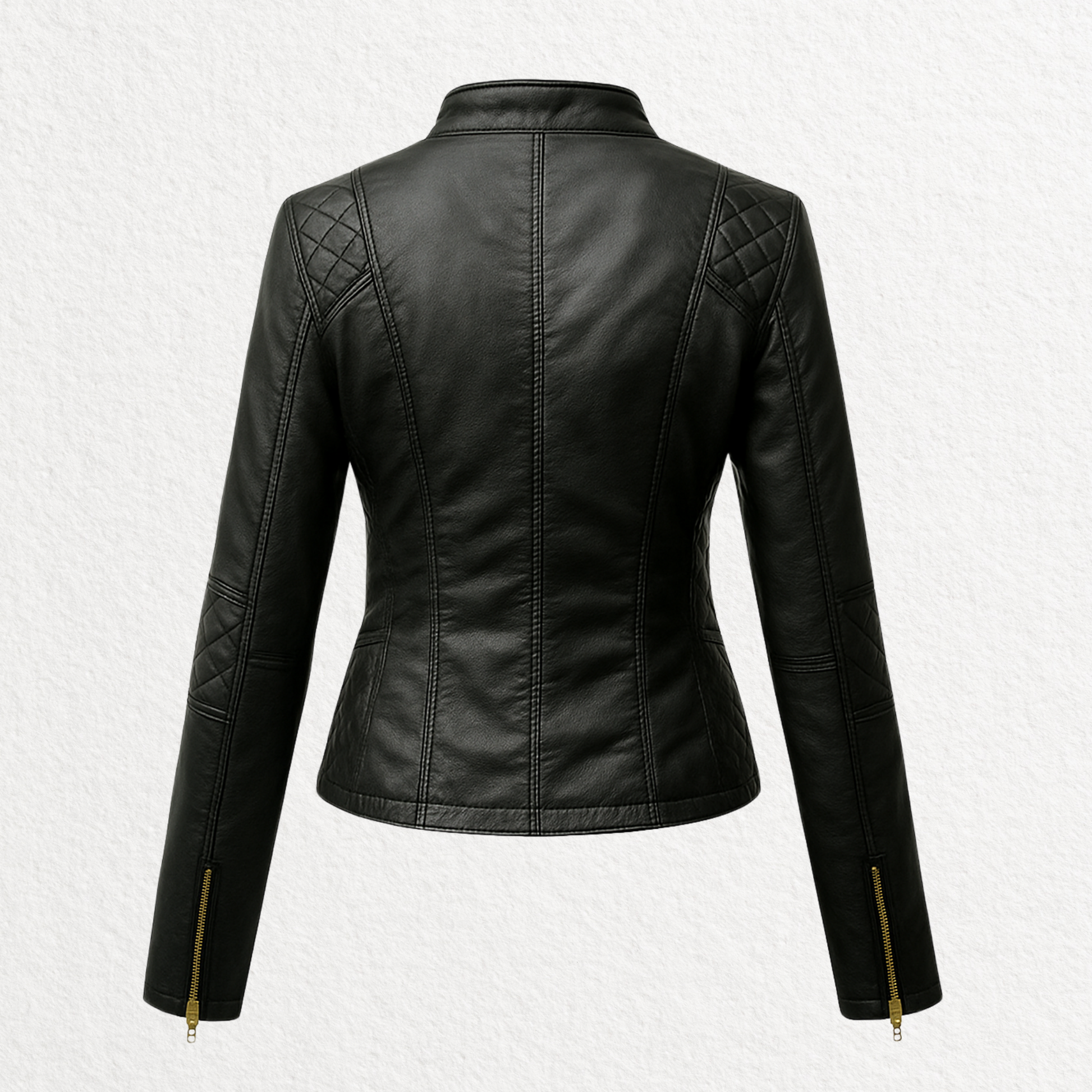 Women’s quilted leather jacket 