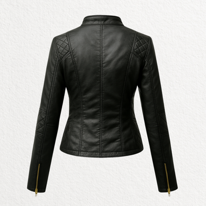 Women’s quilted leather jacket 